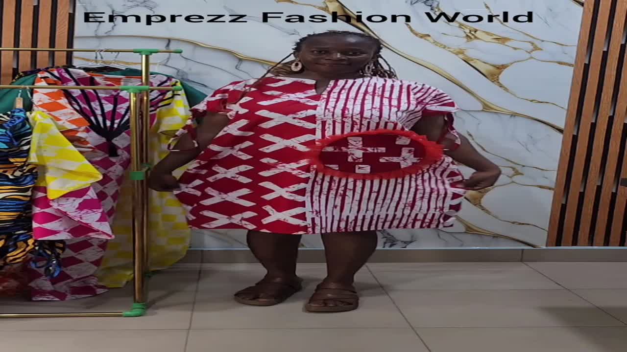 Short Bubu Made With Big Quality Ankara.